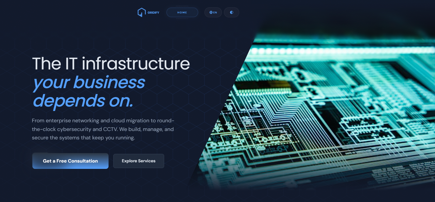 Gridify Systems Website